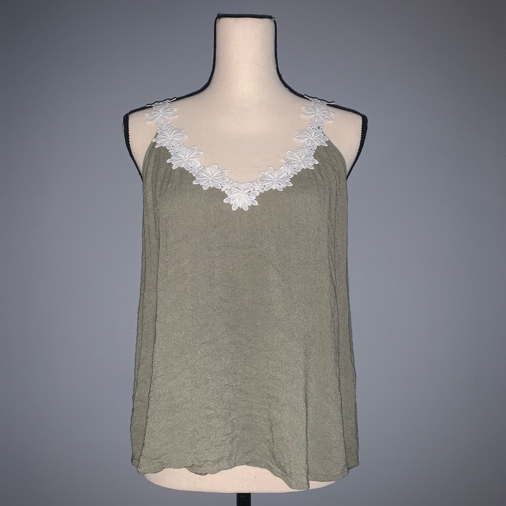 - Charlotte Russe Top w/ Floral Embroidered Top​